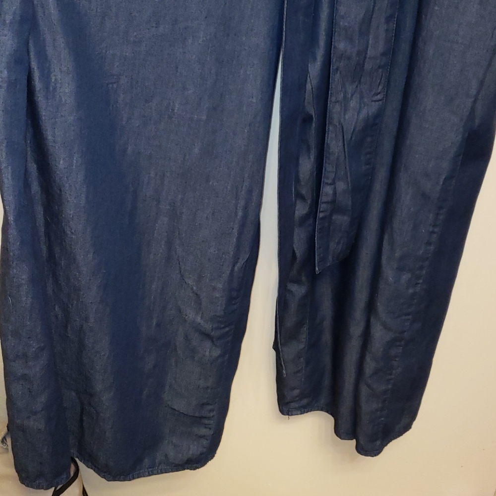 New Lane Bryant Surplice Top Wide Leg Jumpsuit 24 - Picture 10 of 14